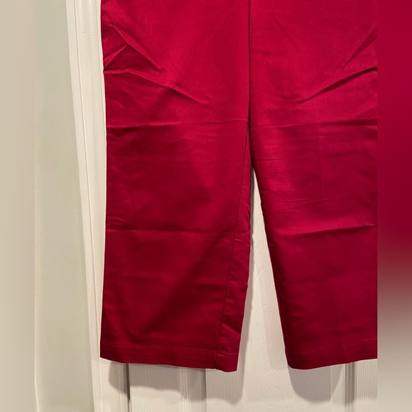 Dockers Size 4P Pink Ideal Fit Cropped Capri Chino Pants Cotton Blend Stretch - Picture 5 of 11